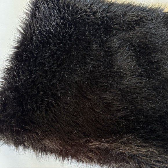 H&M Black Faux Fur Scarf Snood - Picture 4 of 8